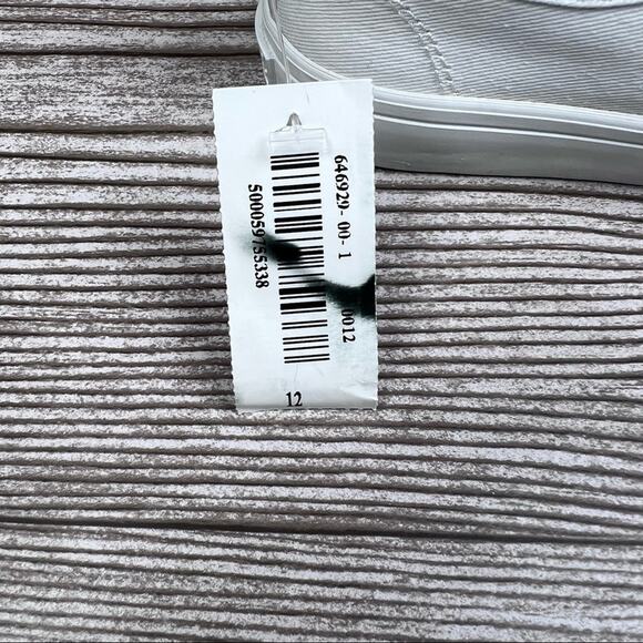 Old Navy Toddler Girls Canvas Slip On Calla Lily Sneakers Sz 12 - Picture 2 of 12